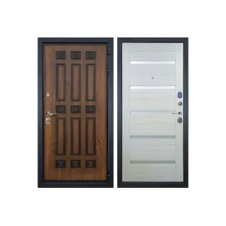 Входная металлическая дверь Лекс Гладиатор 3К Винорит Клеопатра-2 Белёный дуб (панель №58)