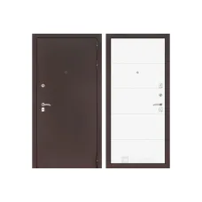 Входная дверь Labirint CLASSIC антик медный 13 - Белый софт